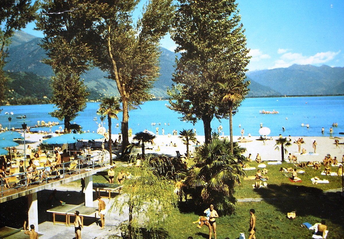 Cartoline postali: LOCARNO Lido Lago Maggiore – Usato da Jona venduto da philajona