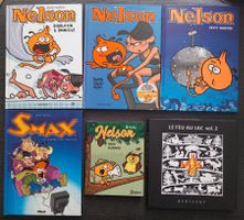 Lot de BD Bertschy Nelson et Smax lot de 6 albums bon état