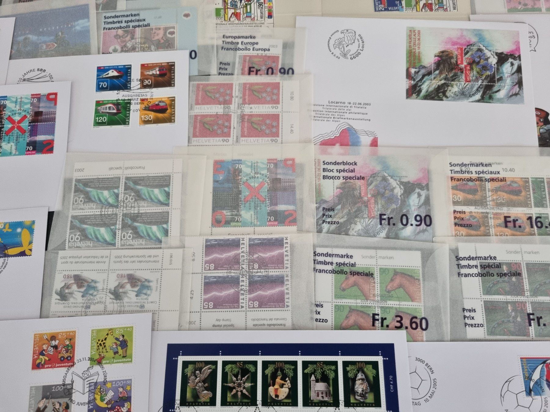 Tutti i francobolli: Posten mit Aboware Schweiz, in Tüten, FDC, Kleinbogen – Usato da Gümligen venduto da Geniusbuy 4