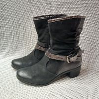 Lederstiefel Piedi Nudi Gr.40 schwarz