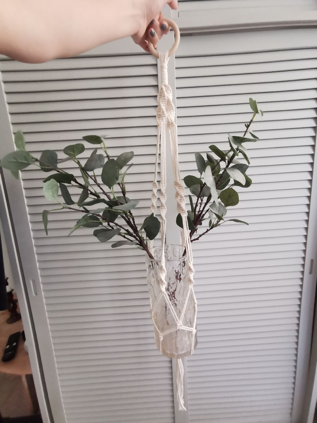 Tutte le decorazioni: Makramee Pflanzenhänger/Blumenampel, Boho-Stil – Nuovo (secondo la descrizione) da St. Gallen venduto da vi_fi 2