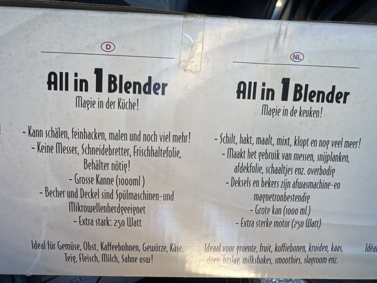 Komplettküchen: Cuisinier All-in-1 Blender, Kitchen Magic, neuwertig, Top Zu – Neu (gemäss Beschreibung) aus St. Gallen von 31e_5w5x 3