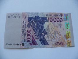 Zentralbank von Westafrika 10.000 Francs 2003, (B), Wie Neu