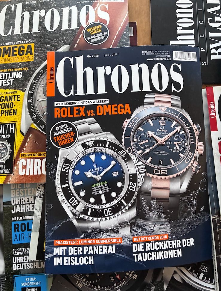 Zeitschriften & Magazine: Chronos Uhrenmagazin Sammlung/Konvolut – Gebraucht aus Baden von Goldbaum 3