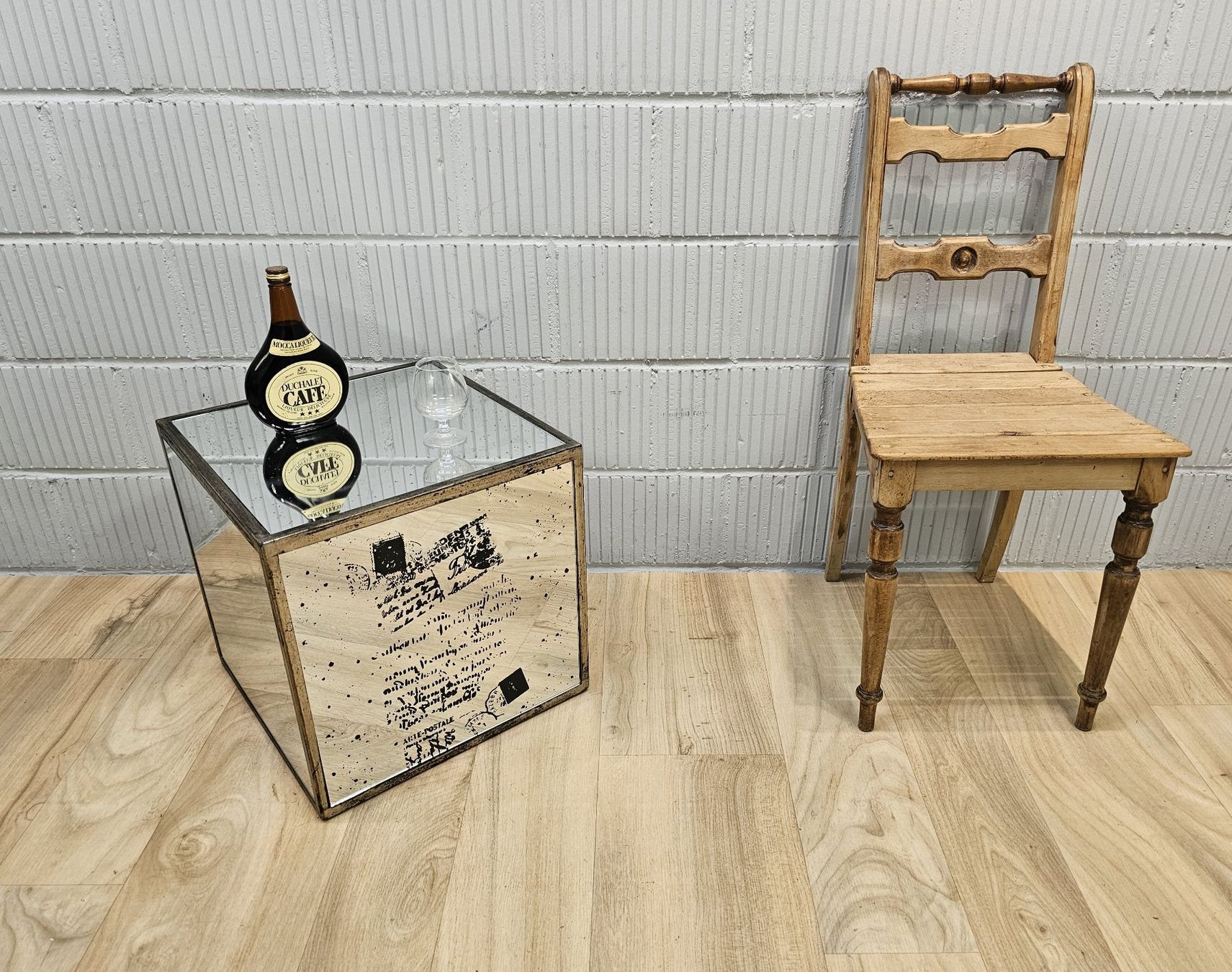 Tavoli: Mirror Cube Beistelltisch Side Table Glas Würfel Tisch – Usato da Nottwil venduto da Wondewa-Shop 2