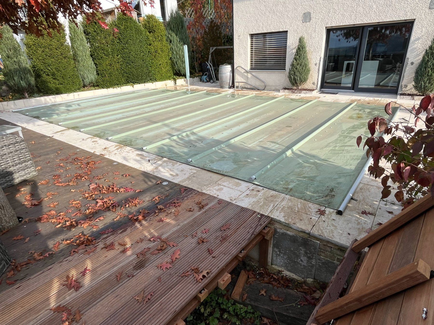 Piscine: Pool Rollabdeckung - Sicherheitsabdeckung – Usato da Ballwil venduto da bohrmeister 1
