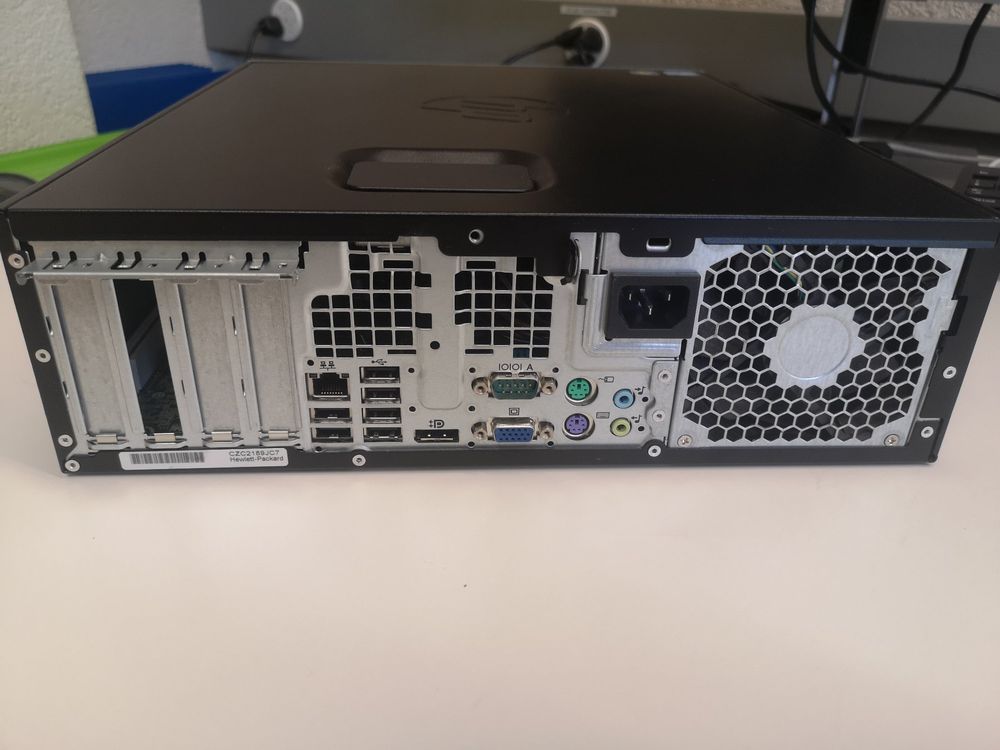 HP Elite SFF Desktop mit WinXP 32Bit und seriellem Anschluss (Gebraucht ...