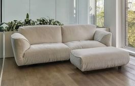 EDRA Sofa und Hocker Grande Soficce