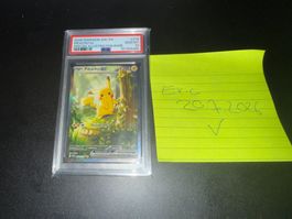 Pokemon Pikachu ex special illustration rare graded 10