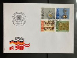 Schweiz 1993 Satz Sonderstempel WIBRA Pro Patria Volkskunst