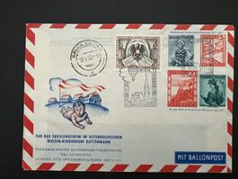 1955 Ballonpost Österreich Kinderdorf Wien   (G1201)