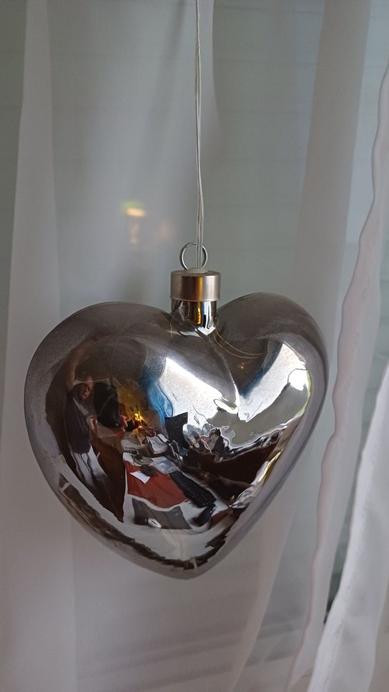 Tutte le decorazioni: Herz mit Leuchdioden aus Glas – Usato da Zollikerberg venduto da Kaugo 2