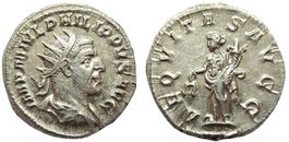 PHILIP I AR Antoninianus (246 AD)