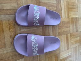 Adidas Badeschuhe rosa Blumenprint