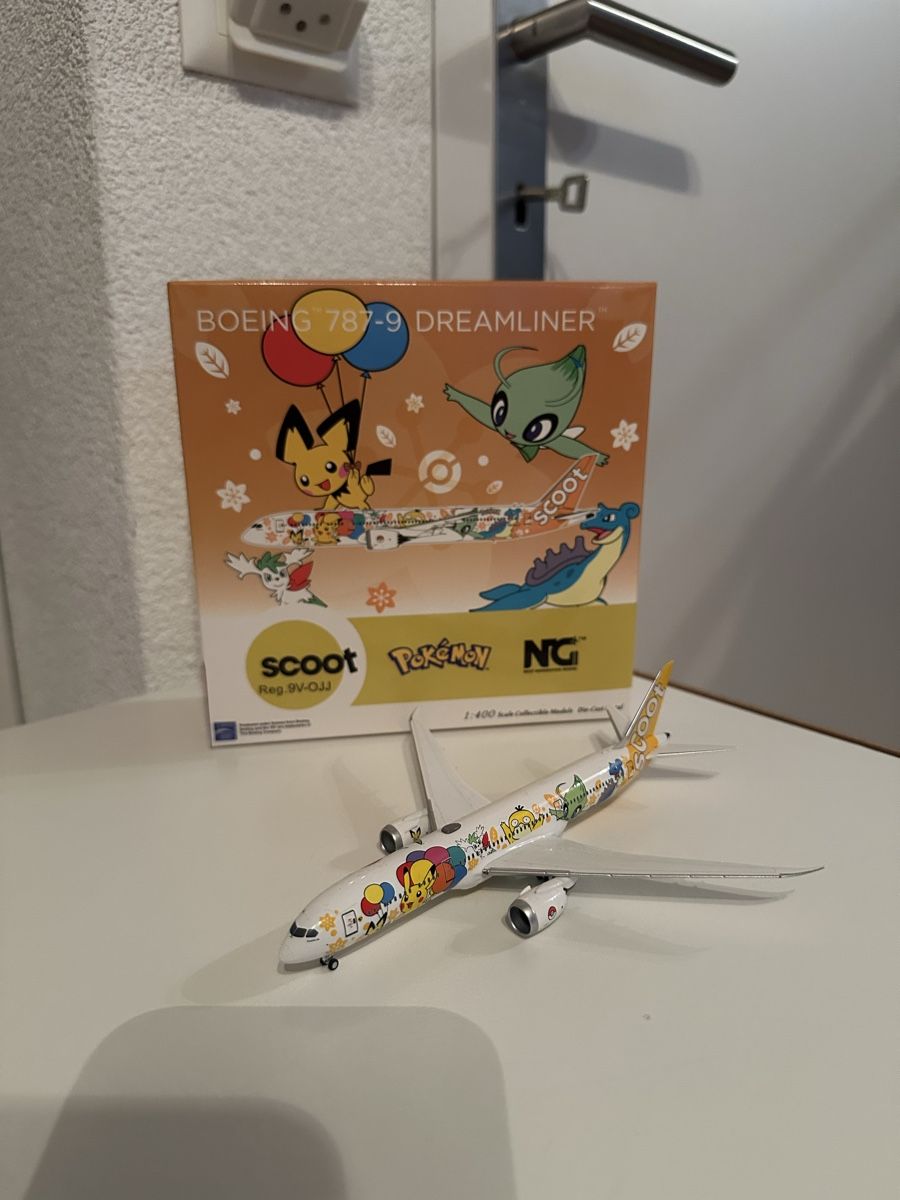 Boeing Kit di modellismo & Modellini statici: Boeing 787-9 Scoot Ng Models 1:400 – Nuovo (secondo la descrizione) da Roggwil TG venduto da Cessna1721