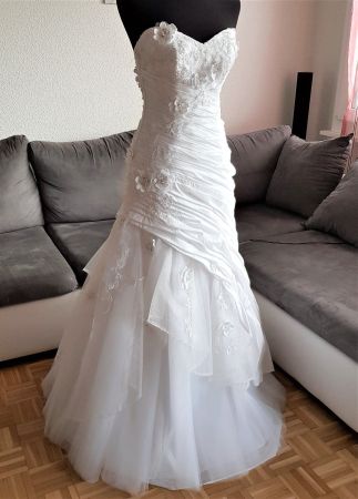 Brautkleid Abito da Sposa 36/38 weiss - AUSVERKAUF!!!!