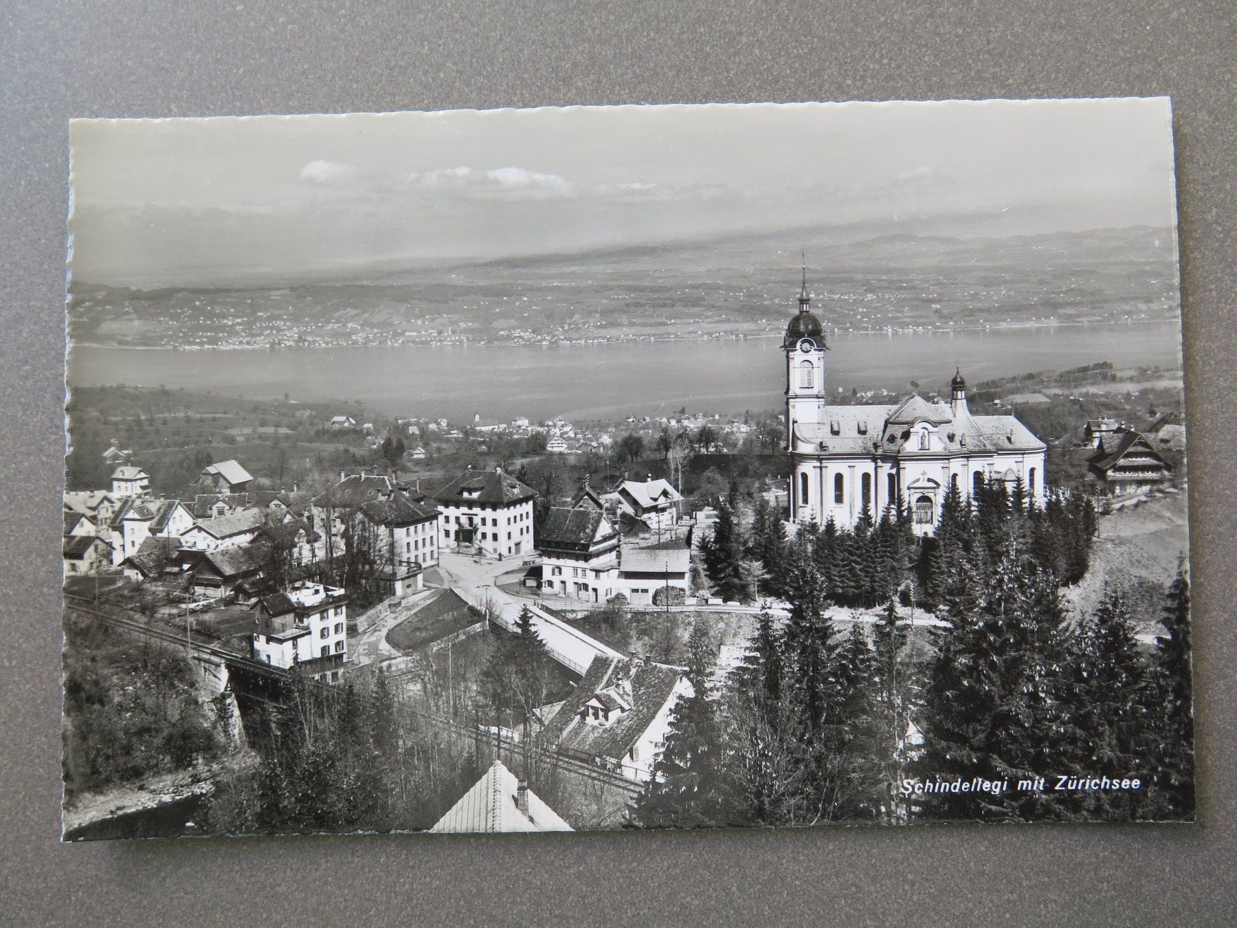 Cartoline postali: SCHINDELLEGI MIT ZÜRICHSEE – Usato da Wittenbach venduto da lipasal