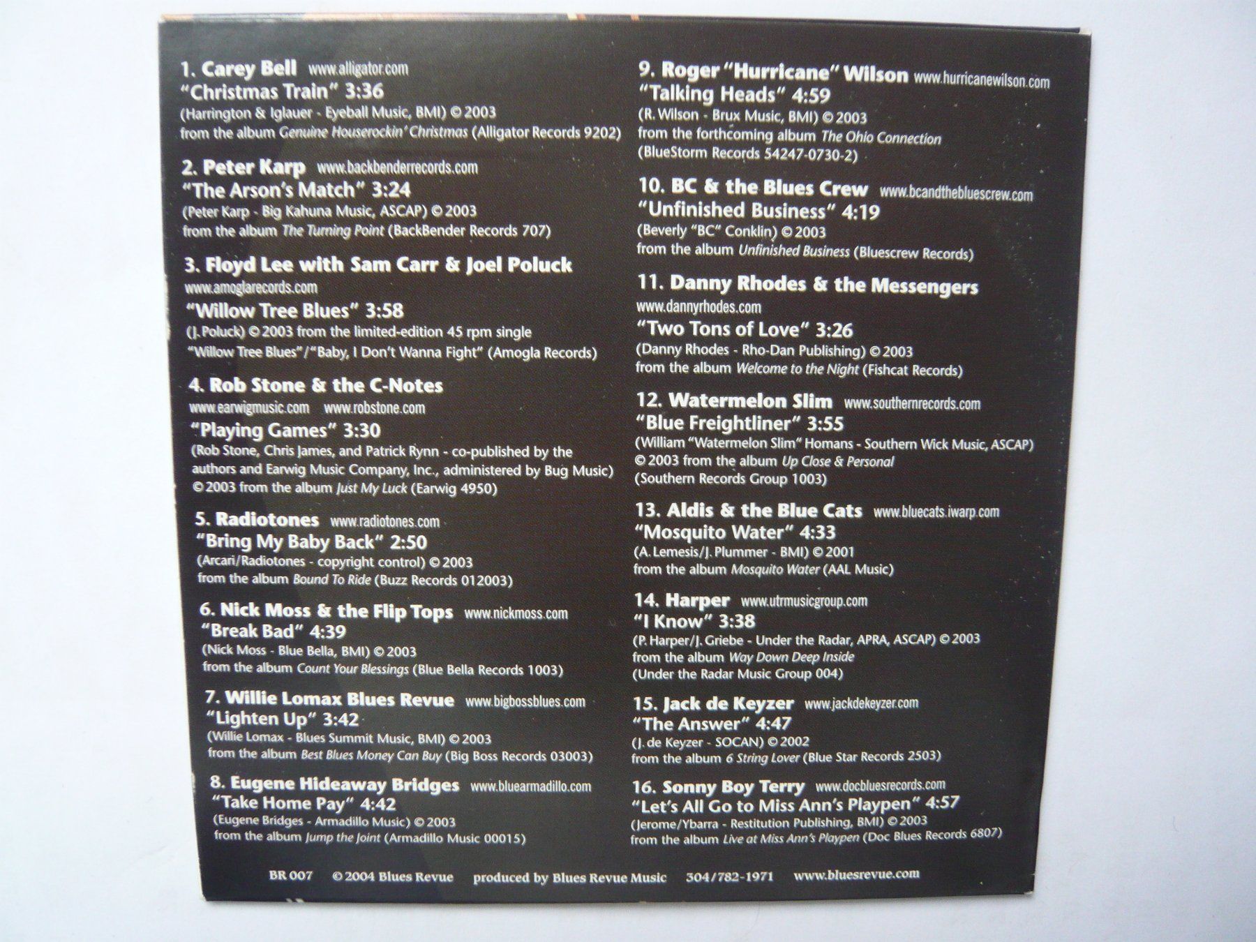 CD: Various BLUES REVUE Blues Music Sampler – Usato da Winterthur venduto da Cajun 2