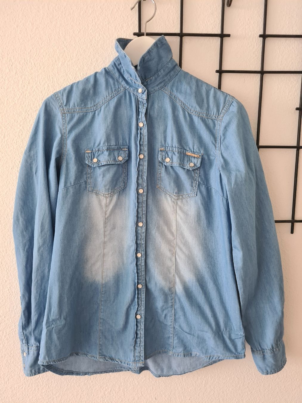Camicette: Jeansbluse, hellblau, Gr.M 38 – Usato da KRIENS venduto da Franzy_Blond10 3