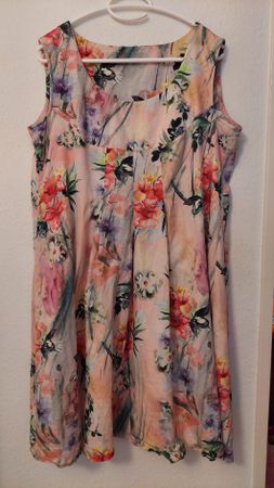 Hübsches Sommer Kleid aus Baumwolle - Gr. 44 / 46 / XL