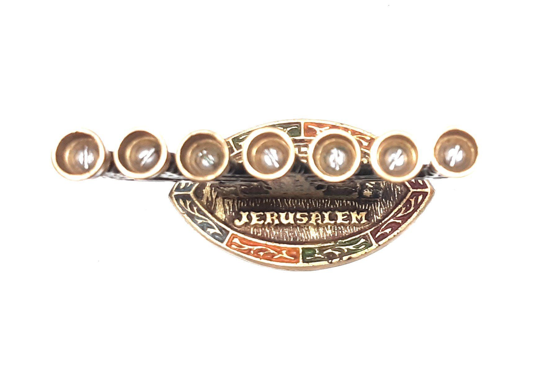 Portacandele: Menora Kerzenhalter - Menora chandelier – Nuovo (secondo la descrizione) da Savagnier venduto da mar_h5x7 1