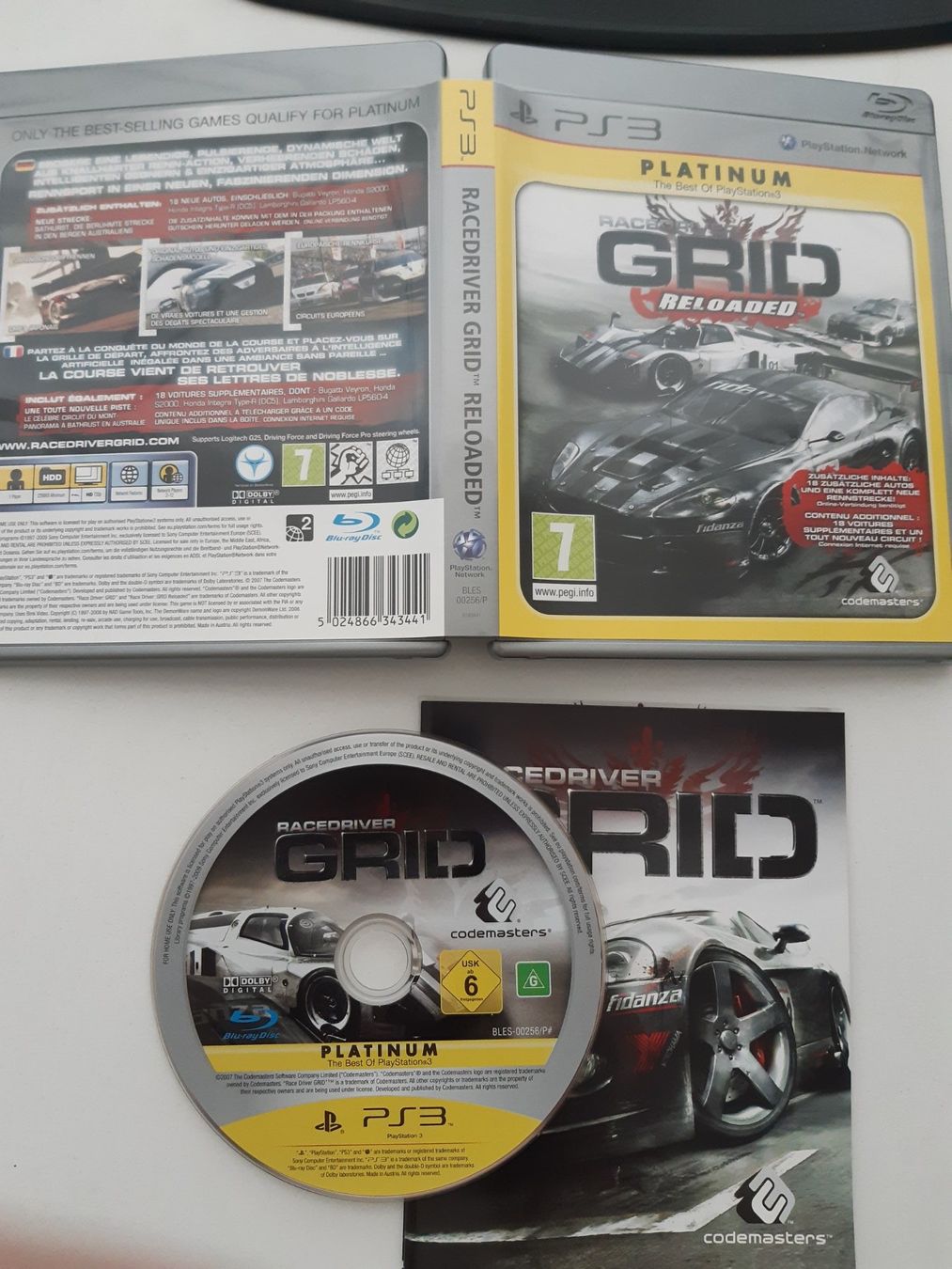 Sony Spiele: Racedriver Grid Reloaded für PS3 – Gebraucht aus Dietikon von Hwengi