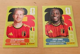 Panini WM 2026 Sticker Kevin De Bruyne Jérémy Doku
