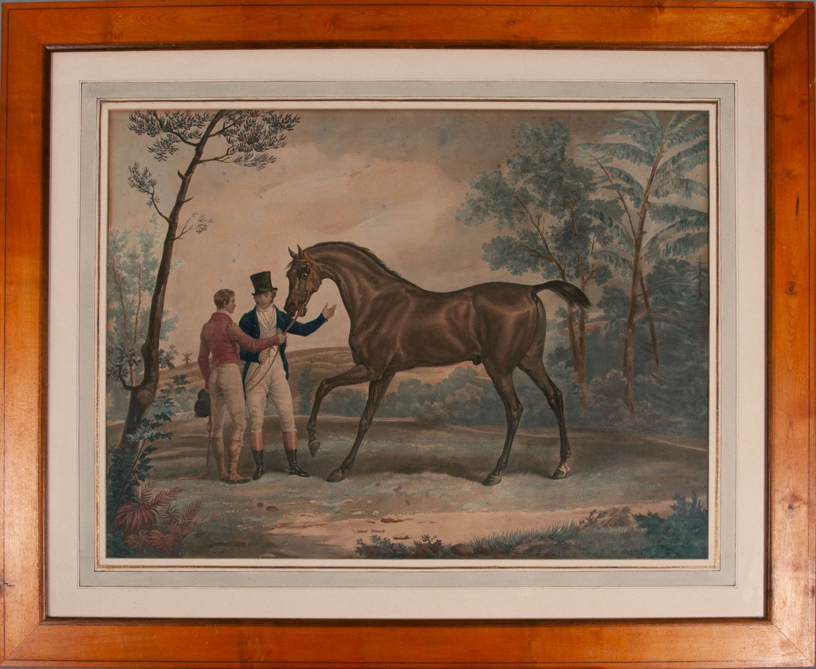 Gravures: Cheval attent au manège - Original Kupferstich – D'occasion à Ostermundigen par CarmineHome