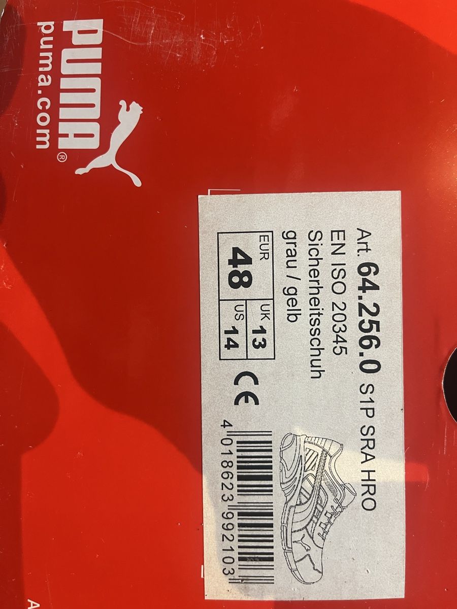 Puma Scarpe da uomo: Sicherheitsschuhe PUMA – Nuovo (secondo la descrizione) da Andermatt venduto da lar_tmt8 4