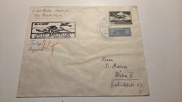 1937 Post Erstflug Klagenfurt  Bratislava Prag -Venezia-Brat