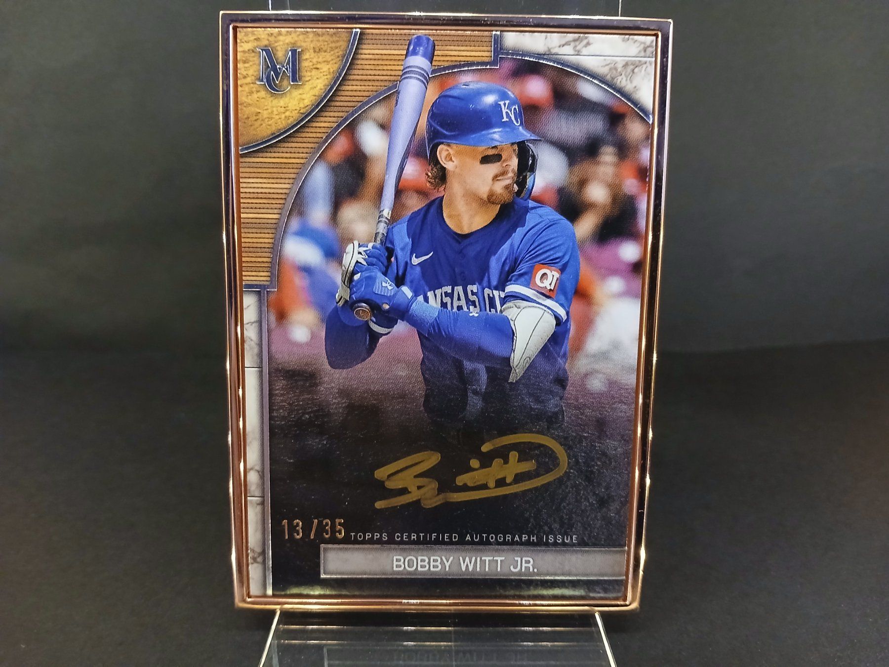 Topps Carte collezionabili: Topps Museum Baseball Bobby Witt Jr. Framed Auto /35 – Nuovo (secondo la descrizione) da Schaffhausen venduto da Hariyama