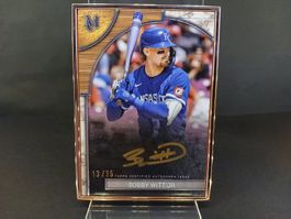 Topps Museum Baseball Bobby Witt Jr. Framed Auto /35
