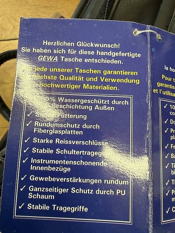 Musikinstrumente: Trompeten Bag – Neu und originalverpackt aus Rorschach von Crossfire34343 3