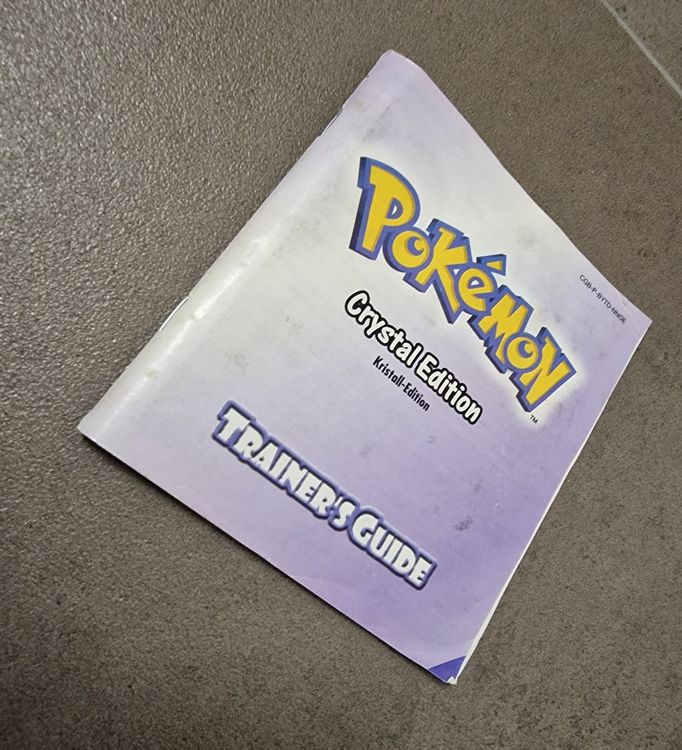 Original Pokemon Crystal / Kristall Edition Trainers Guide Kaufen auf