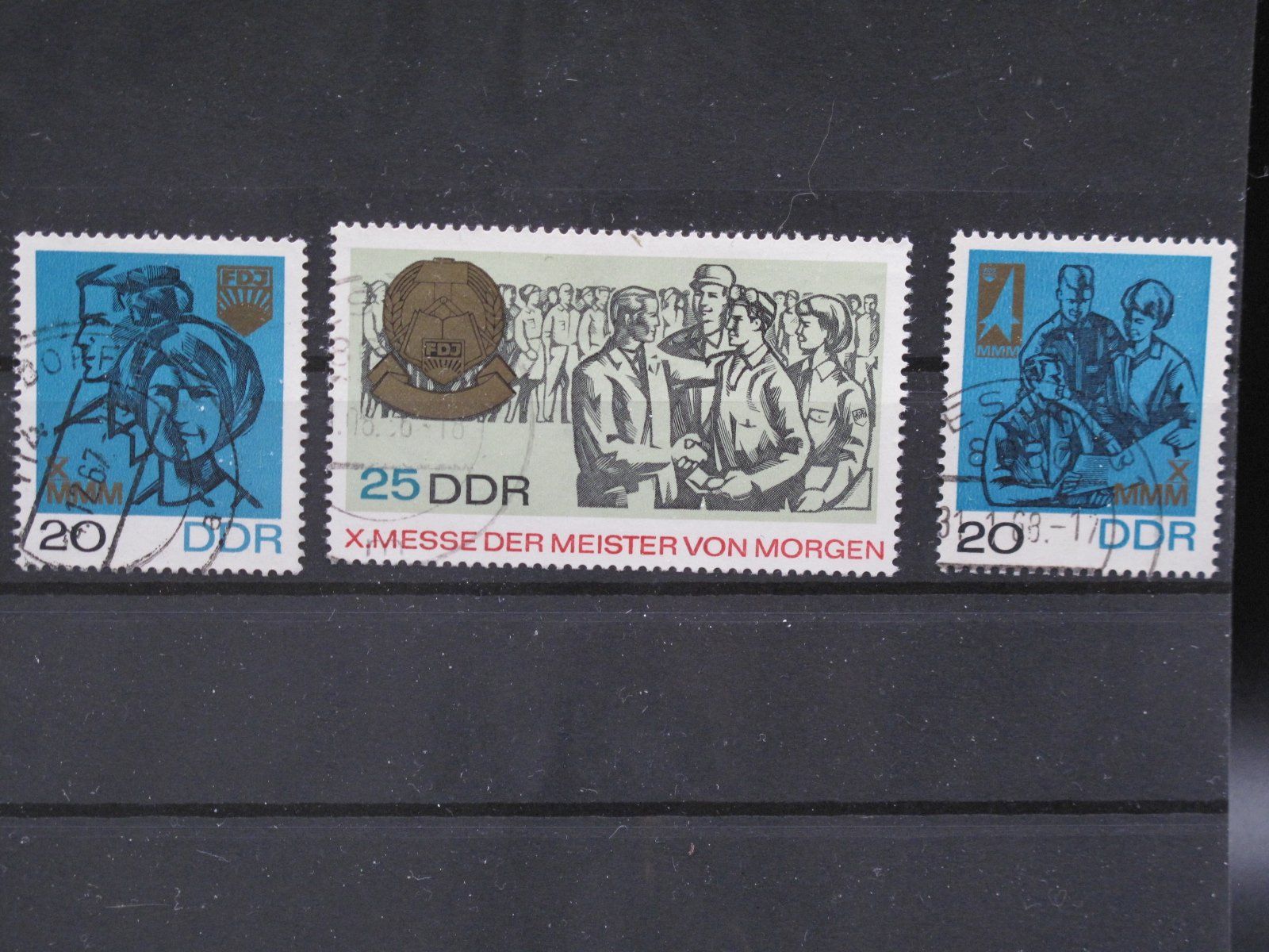 Tutti i francobolli: DDR 1967 Messe der Meister  gest. – Usato da Wil SG venduto da fva01