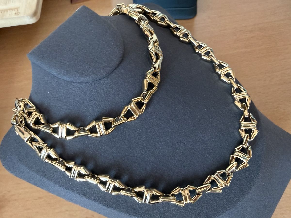 Catenine: Vintage Set: Halskette und Armband – Usato da Lamone venduto da LaCantinaMagica 5
