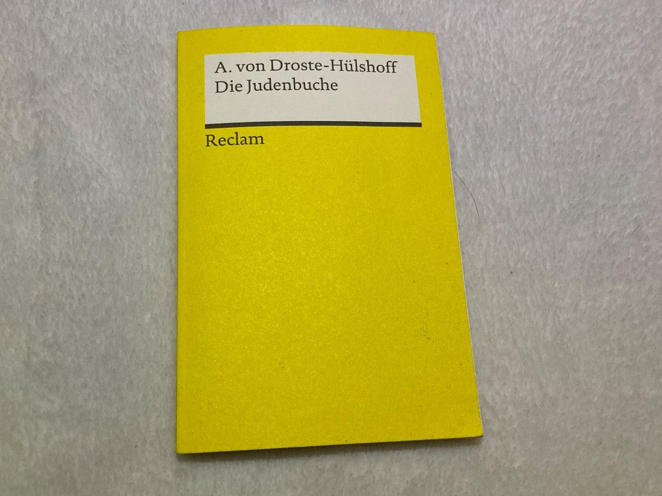 Libri: Die Judenbuche, A. von Droste-Hülshoff – Usato da Ehrendingen venduto da eli_dr72
