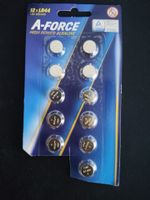 11x LR44 A-Force Alkaline Batterien 1.5V neu