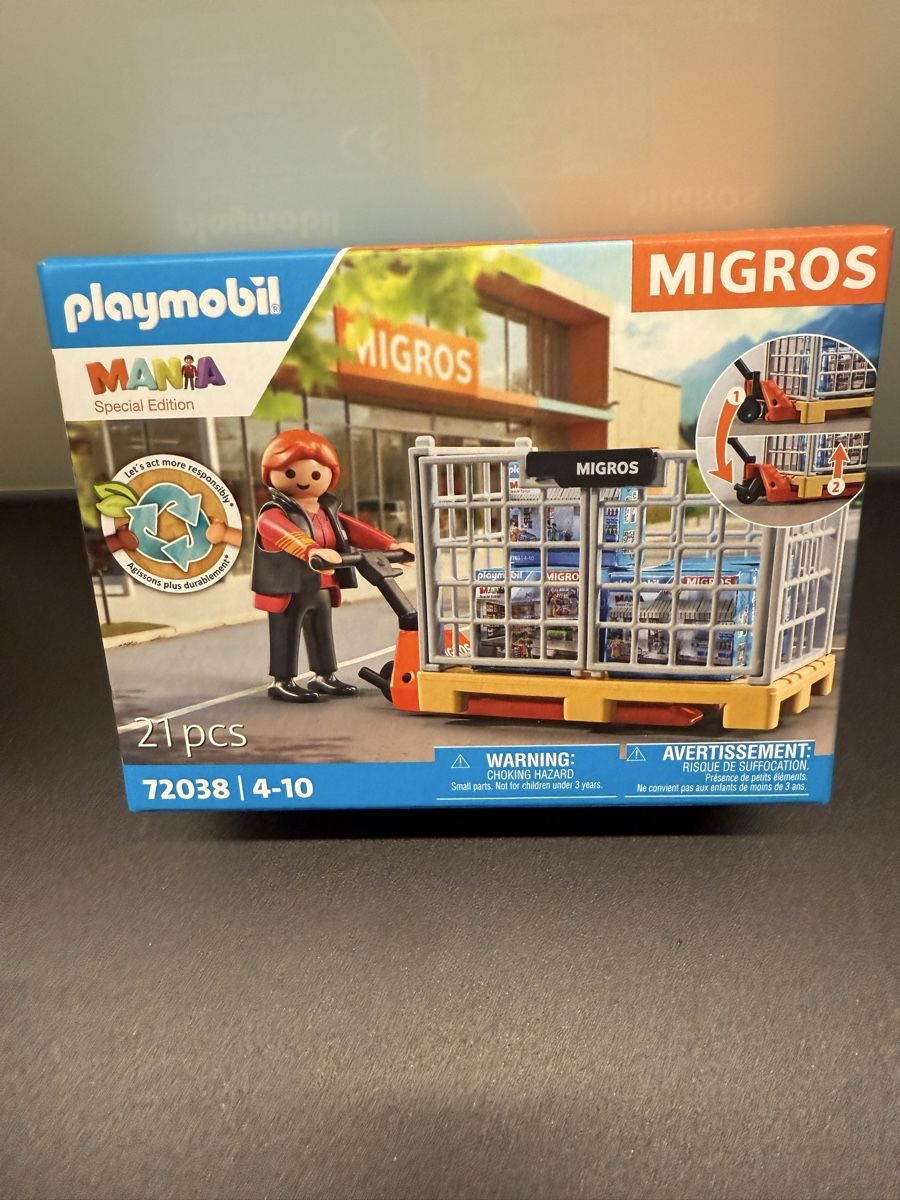 Playmobil Giocattoli: Playmobil Migros Mania – Nuovo e nell'imballaggio originale da Hinteregg venduto da Jazz-C