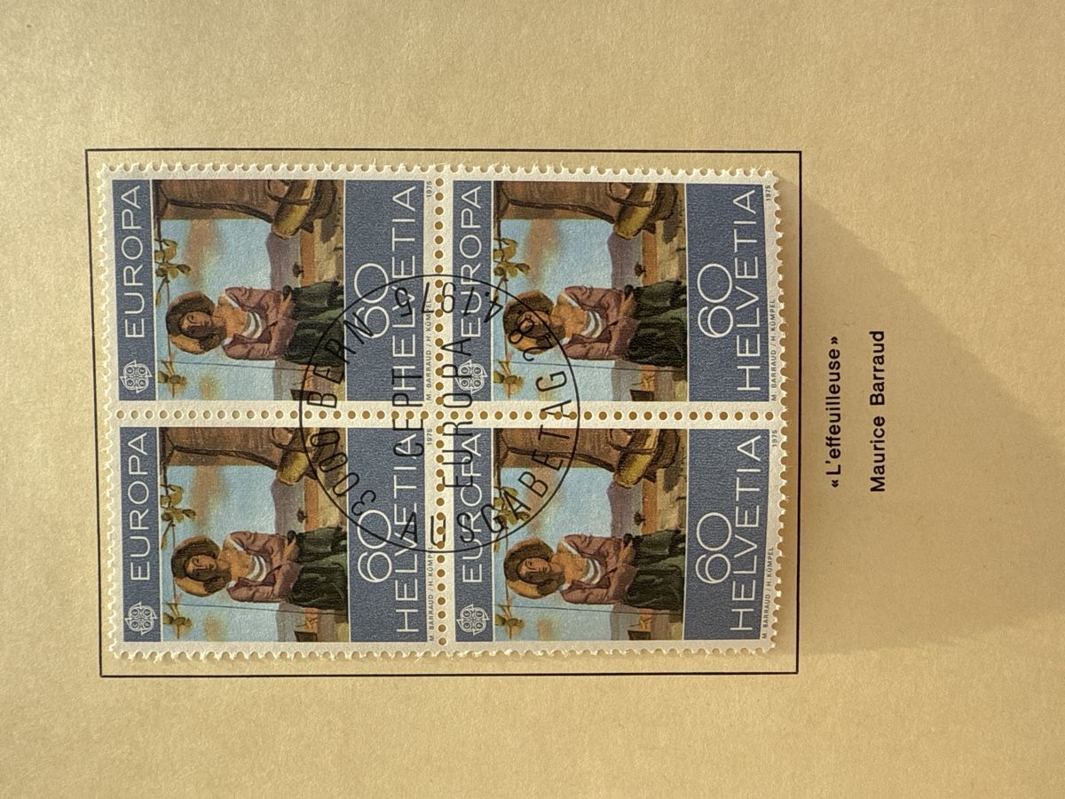 Tutti i francobolli: Seltene PTT Briefmarken 1975, Sets 3x4 – Usato da Zürich venduto da Alexander2305 4