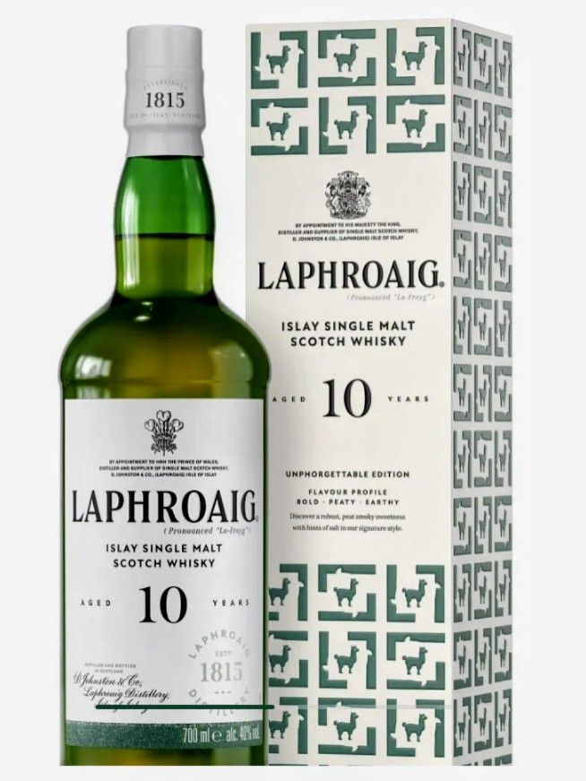 Laphroaig Spirituosen: Laphroaig: Die Unforgettable Edition 10 Year Old – Neu und originalverpackt aus Zürich von Incap 1
