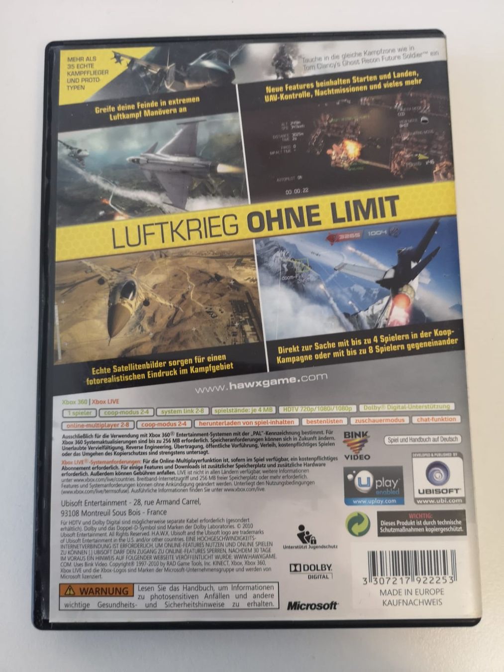 Giochi: HAWX 2 (XBOX 360) – Usato da Herisau venduto da Seyashop1 2