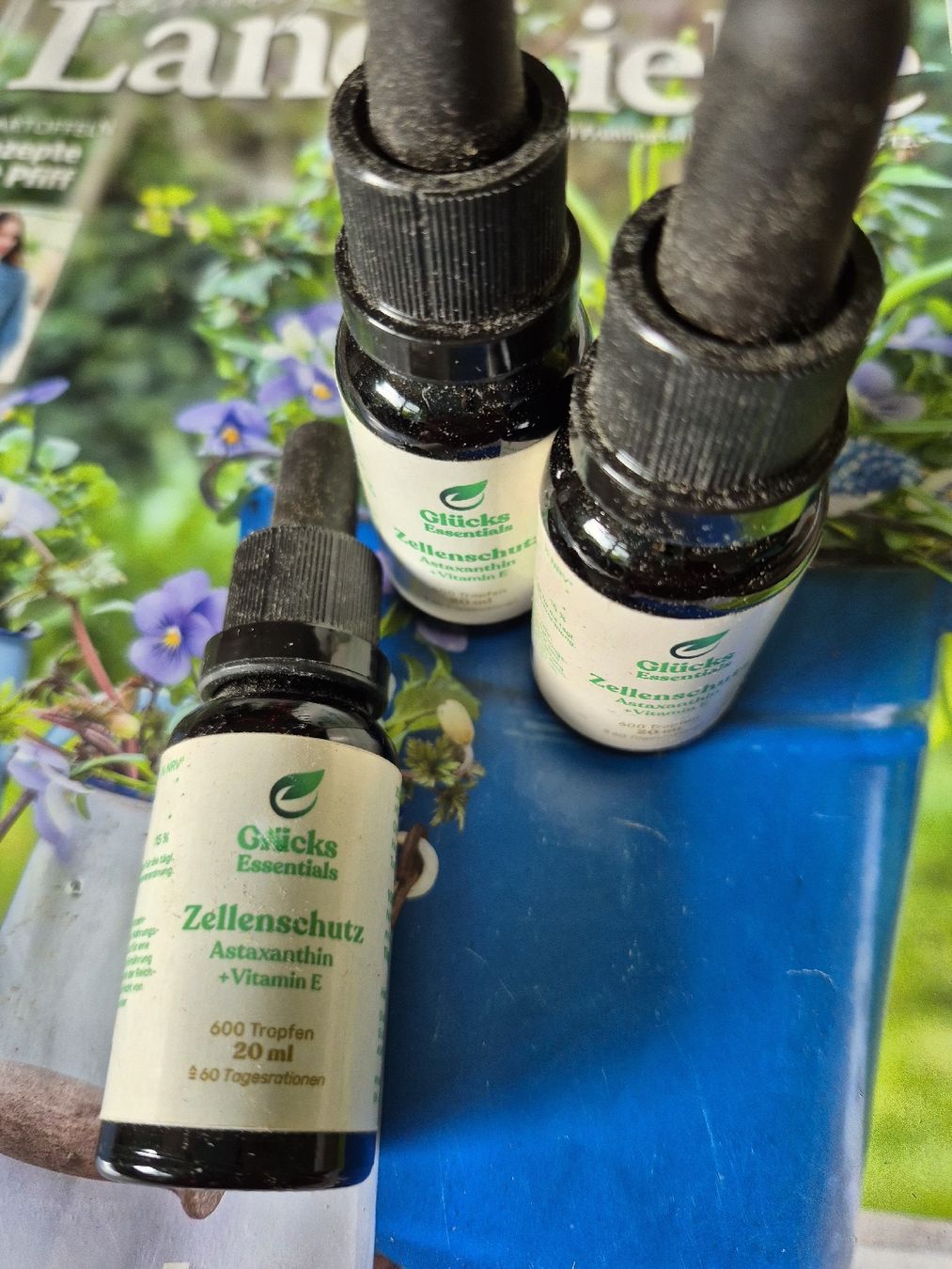 Cibi & Specialità: Glücks Essentials Zellschutz, Astaxanthin + Vitamin E – Nuovo (secondo la descrizione) da Au ZH venduto da fundgruebli 1