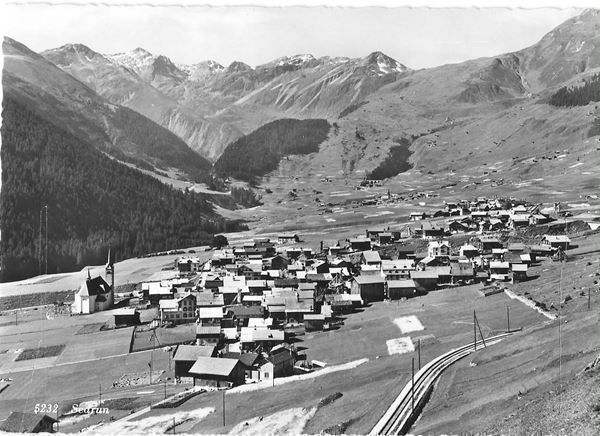 Cartoline postali: Sedrun Gesamtansicht – Usato da Olten venduto da clotaldi