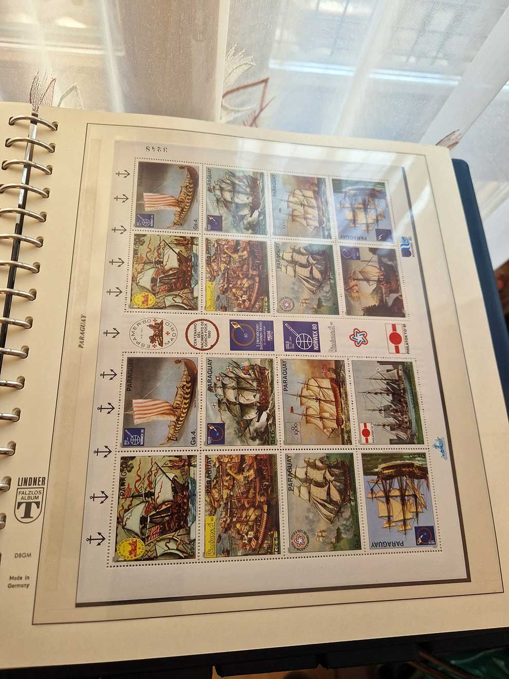 Lindner Album: Lindner Schiffe auf Briefmarken - 7 Alben - Sammlung - Mint – Nuovo (secondo la descrizione) da Thun venduto da videogeek 3