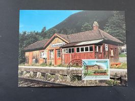 Maximumkarte Liechtenstein 1997 Bahn  gest. (E1502)