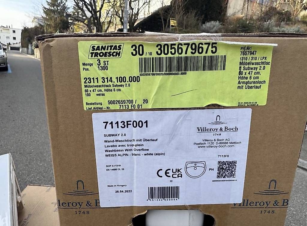 Lavabi & lavandini: Lavabo Waschtisch Waschbecken  – Usato da Zürich venduto da Hanglooi 4