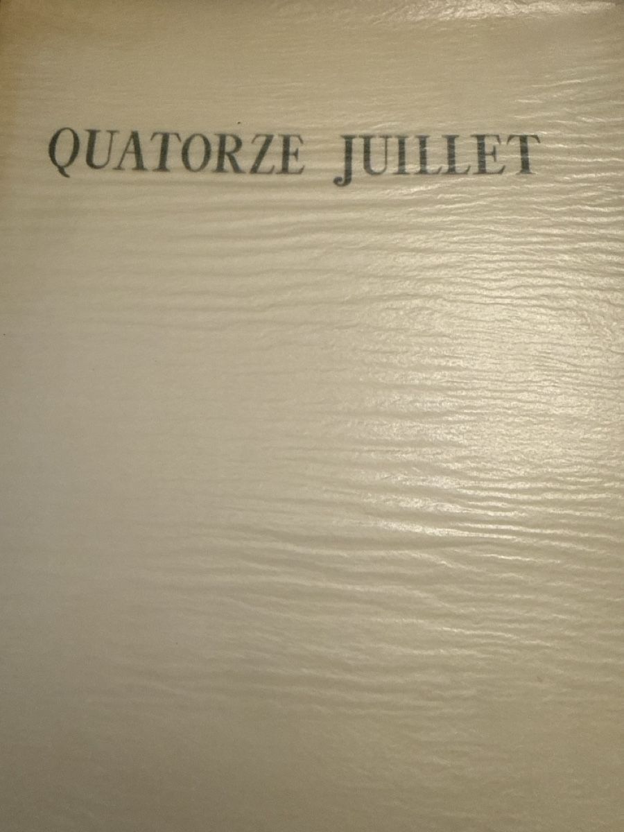Libri: Quatorze juillet de Jean Marteau 6 litho de CHAVAZ – Usato da Schmitten FR venduto da Hohezelg 3