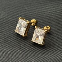 18KGP Goldene Ohrstecker Piercings 