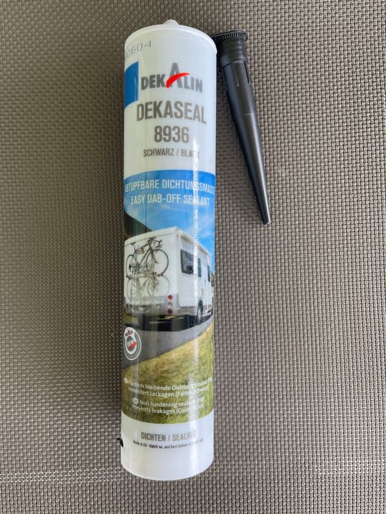 Mastic Polyuréthane Dekalin Dekaseal 8936 - Cartouche 310ml Gris Foncé Anthracite - Pour Jointoiement Et Calfeutrement - Neuf